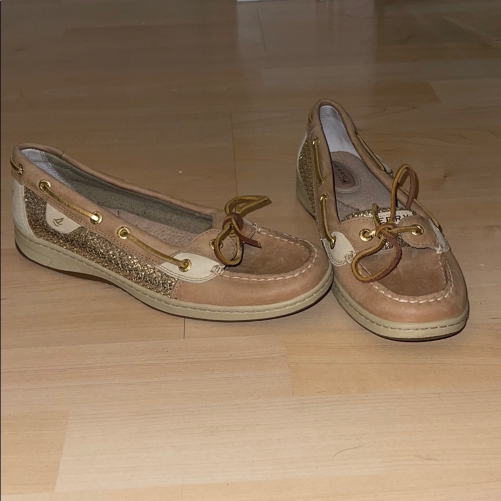 Gold Sparkle Sperry